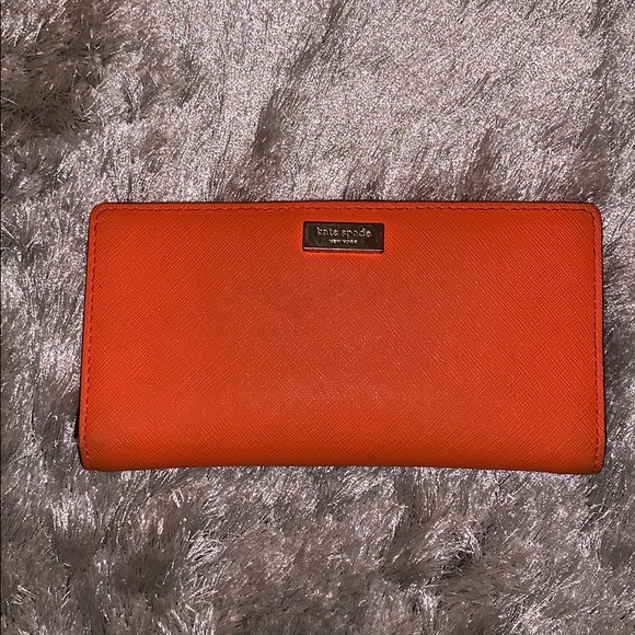 kate spade Handbags - Kate Spade Orange Wallet